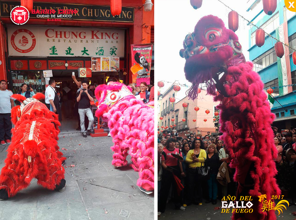 Celebración del Año Nuevo Chino-GALLO FUEGO 2017.