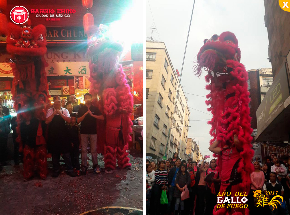 Celebración del Año Nuevo Chino-GALLO FUEGO 2017.