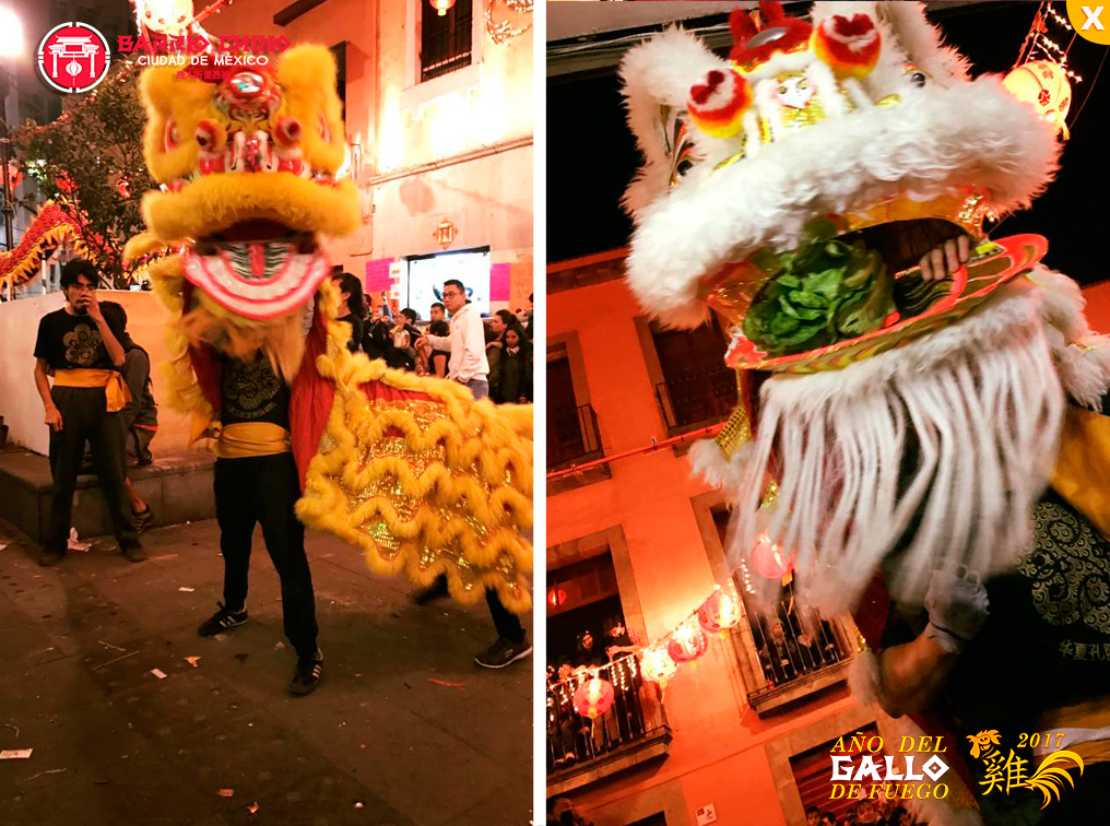 Celebración del Año Nuevo Chino-GALLO FUEGO 2017.