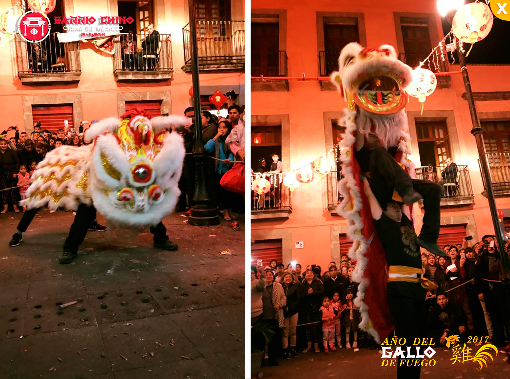 Celebración del Año Nuevo Chino-GALLO FUEGO 2017.