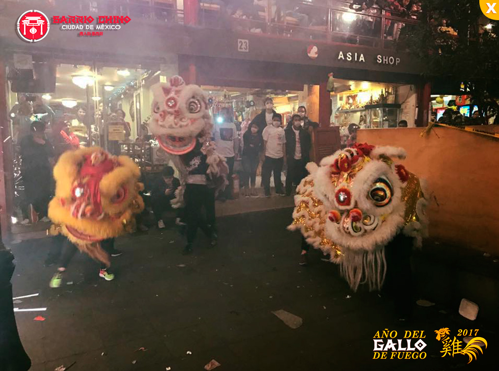 Celebración del Año Nuevo Chino-GALLO FUEGO 2017.