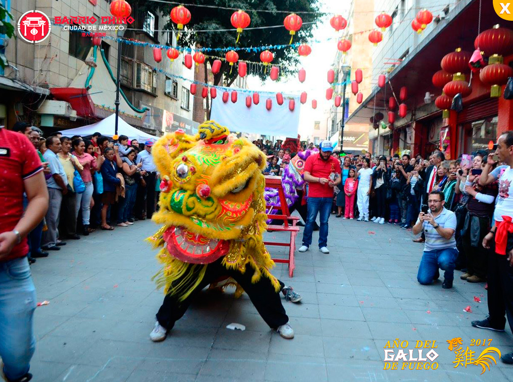 Celebración del Año Nuevo Chino-GALLO FUEGO 2017.