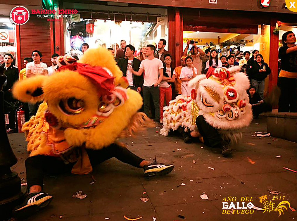 Celebración del Año Nuevo Chino-GALLO FUEGO 2017.