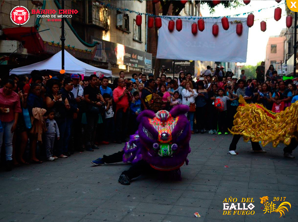 Celebración del Año Nuevo Chino-GALLO FUEGO 2017.