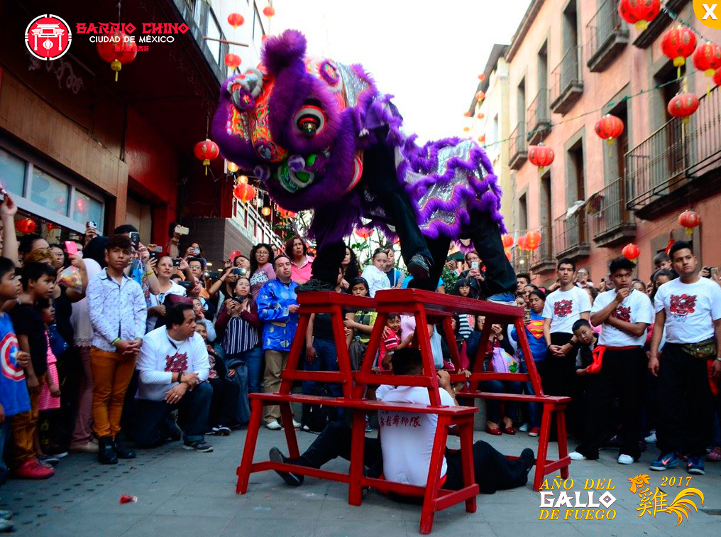 Celebración del Año Nuevo Chino-GALLO FUEGO 2017.