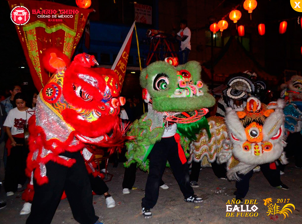 Celebración del Año Nuevo Chino-GALLO FUEGO 2017.