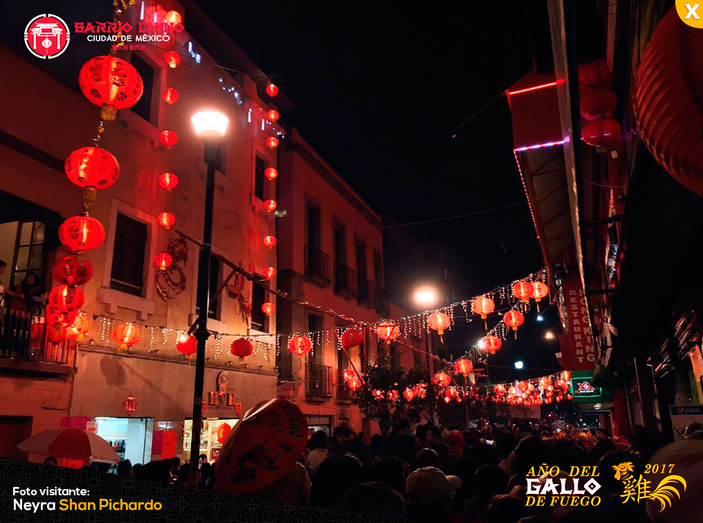 Celebración del Año Nuevo Chino-GALLO FUEGO 2017.