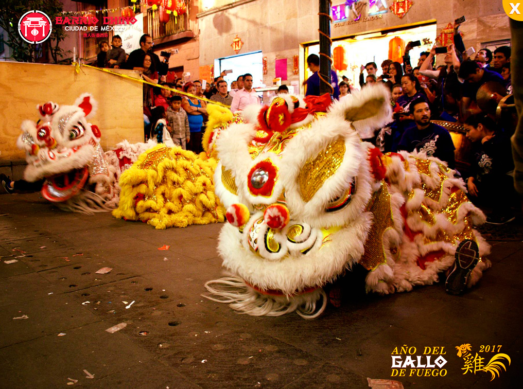 Celebración del Año Nuevo Chino-GALLO FUEGO 2017.