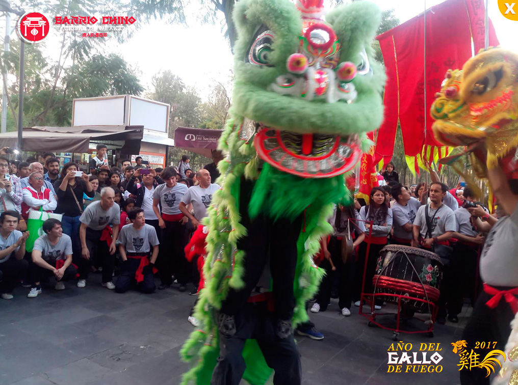 Celebración del Año Nuevo Chino-GALLO FUEGO 2017.