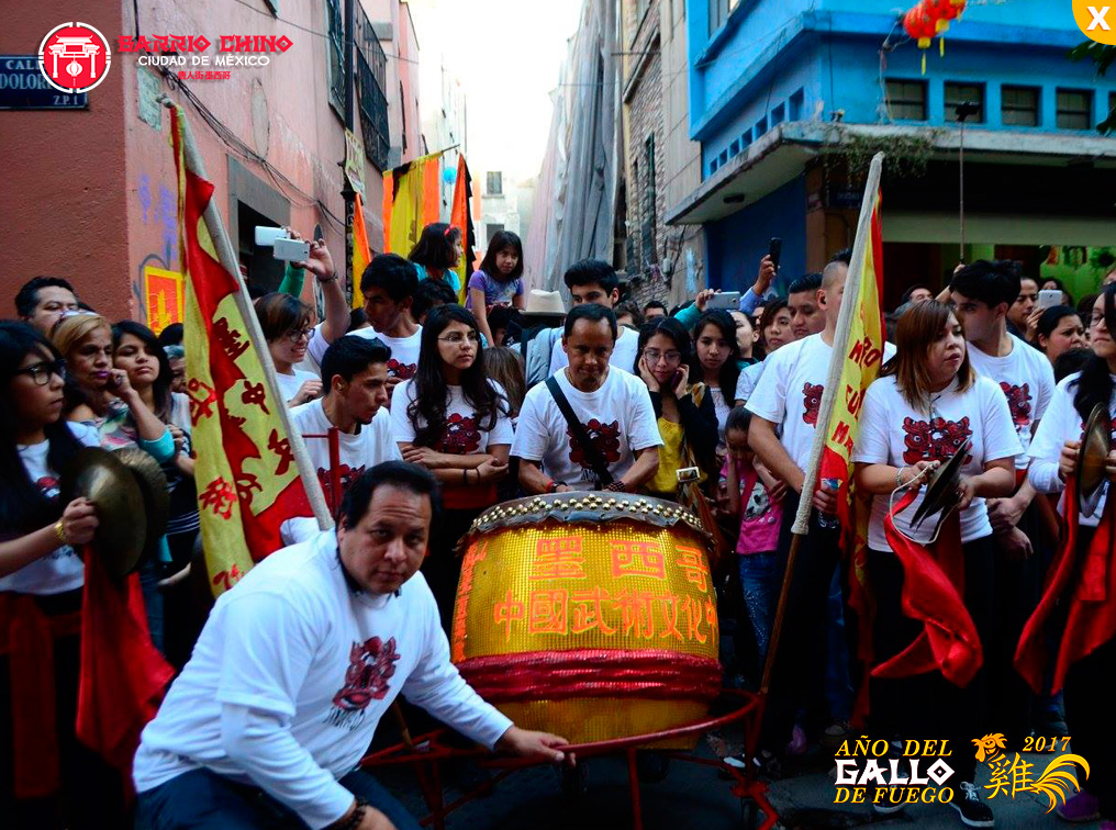 Celebración del Año Nuevo Chino-GALLO FUEGO 2017.